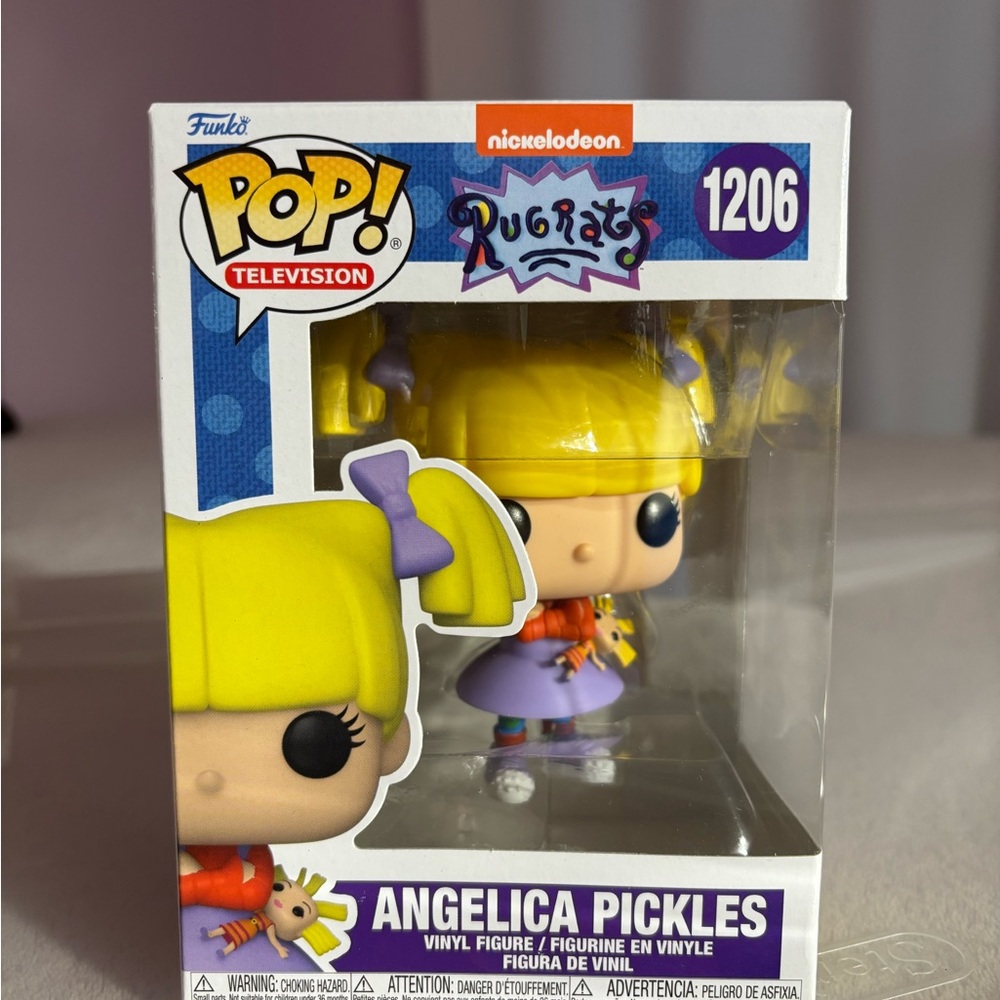 Funko Rugrats Angelica Pickles with Yellow Hair and Purple Dress